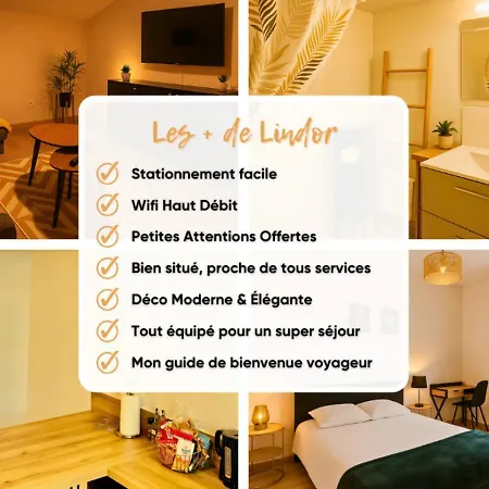 公寓 Duplex Lindor Elegant - Jusqu'a 4 Personnes - Parking Gratuit *