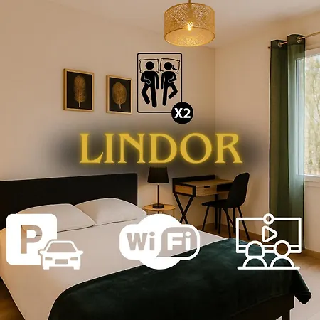 Duplex Lindor élégant - Jusqu'à 4 Personnes - Parking Gratuit Angulema