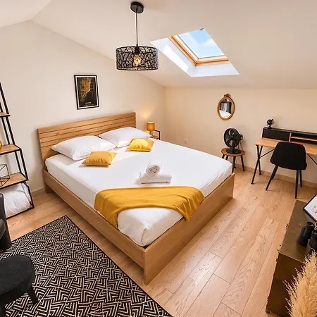 Duplex Lindor élégant - Jusqu'à 4 Personnes - Parking Gratuit Apartamento Angulema